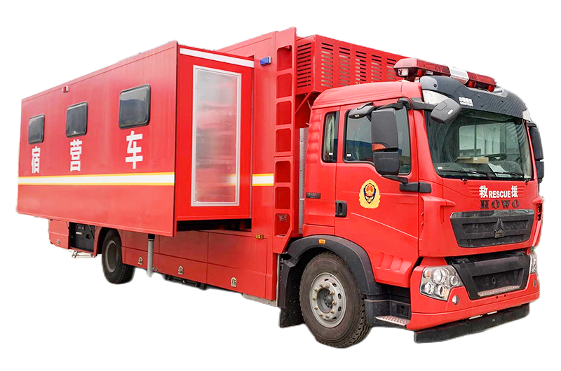 重汽程力野外應(yīng)急宿營(yíng)車(chē) 消防部隊(duì)軍用宿營(yíng)方艙倉(cāng) 后勤保障野營(yíng)房車(chē)
