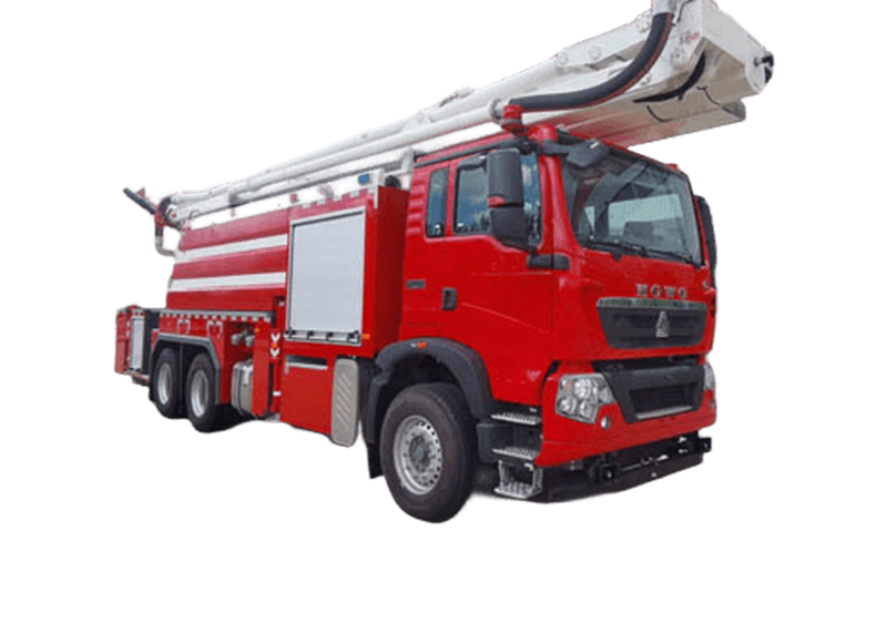 重汽豪沃 16方 舉高噴射消防車(chē)
